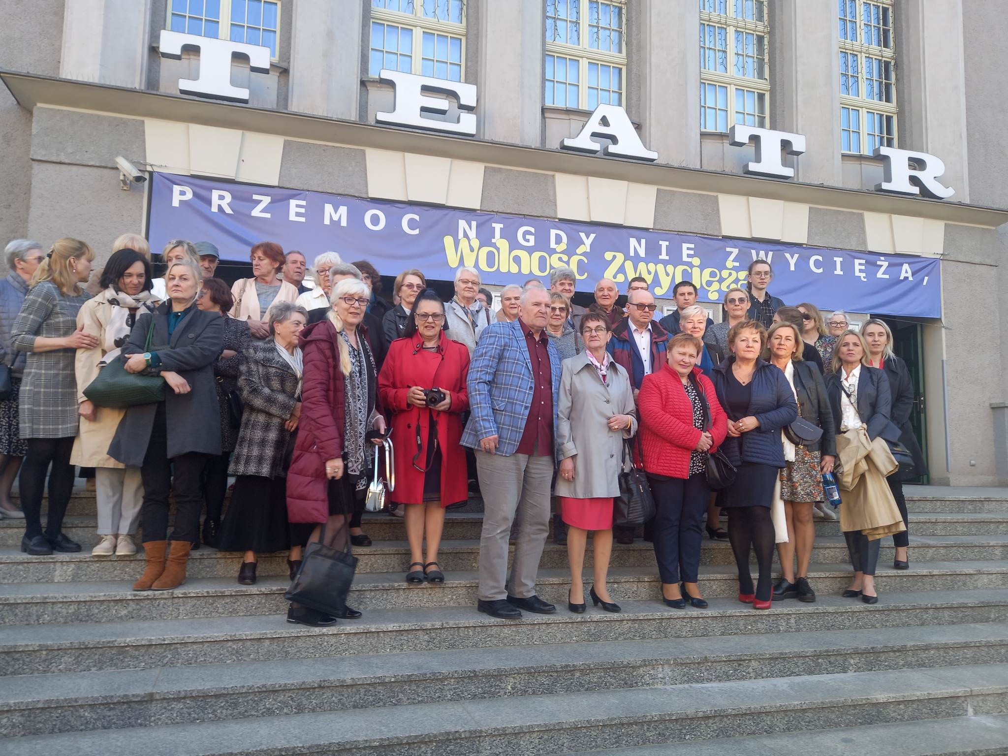 Klubowicze DKK w teatrze w Olsztynie